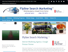 Tablet Screenshot of flylinesearchmarketing.com